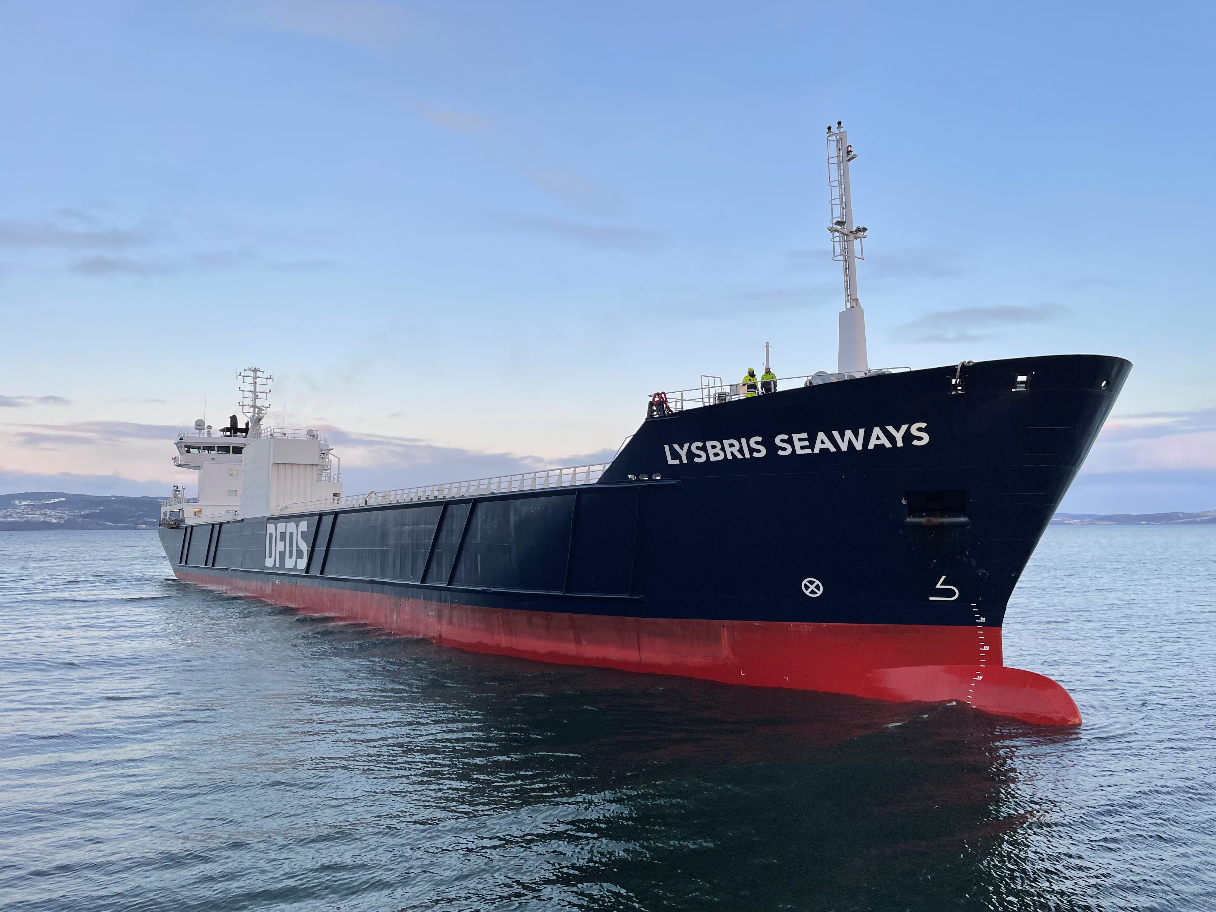 Lysbris ankomst Skogn